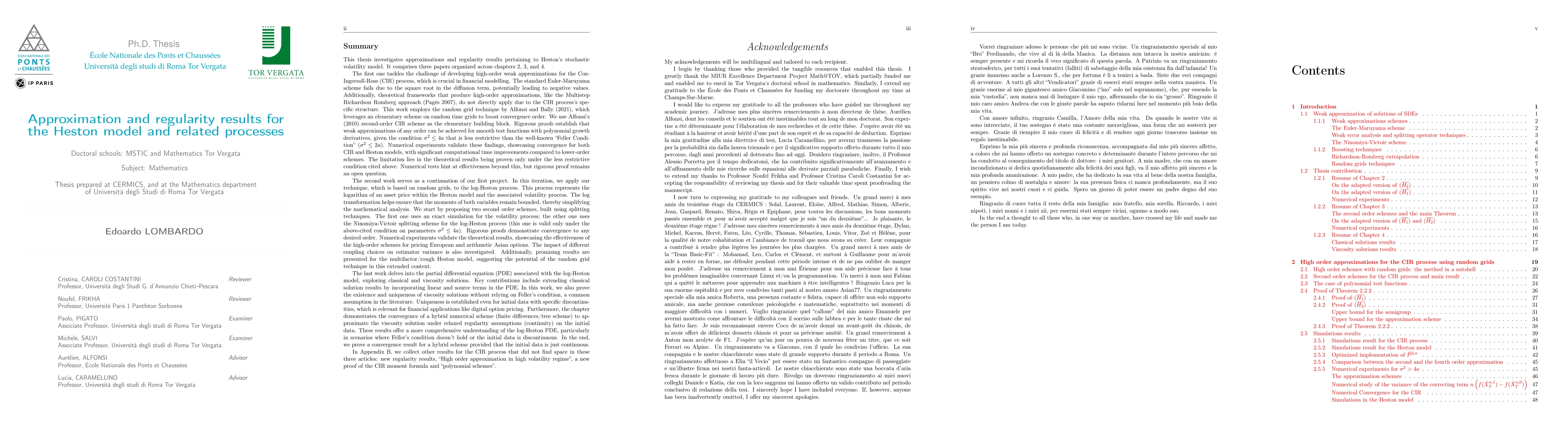 Thumbnail for Approximation and regularity results for the Heston model and related
  processes