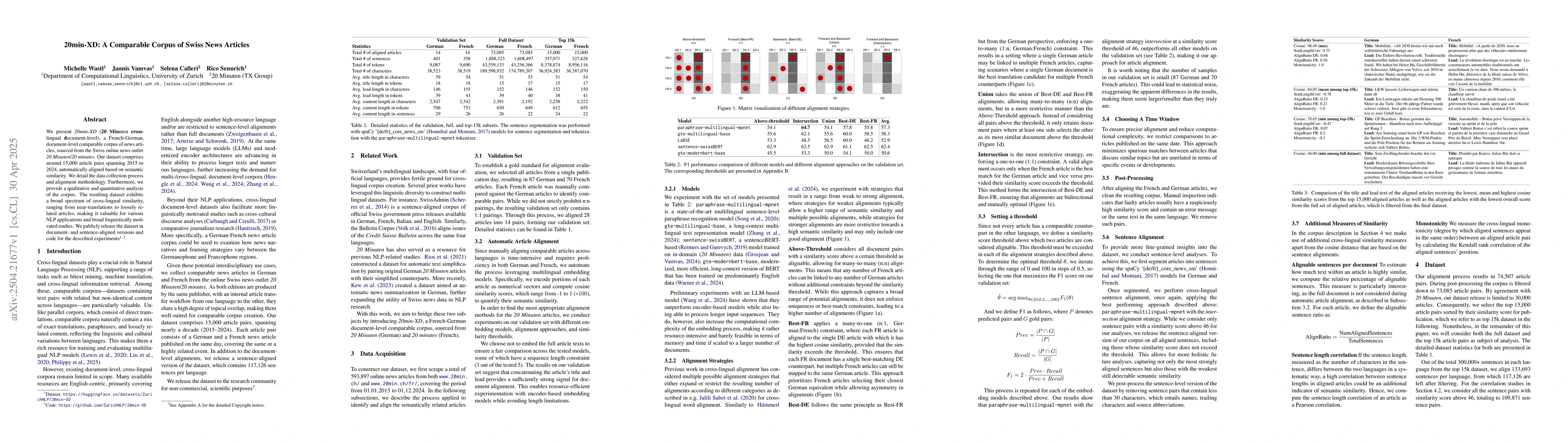 Thumbnail for 20min-XD: A Comparable Corpus of Swiss News Articles