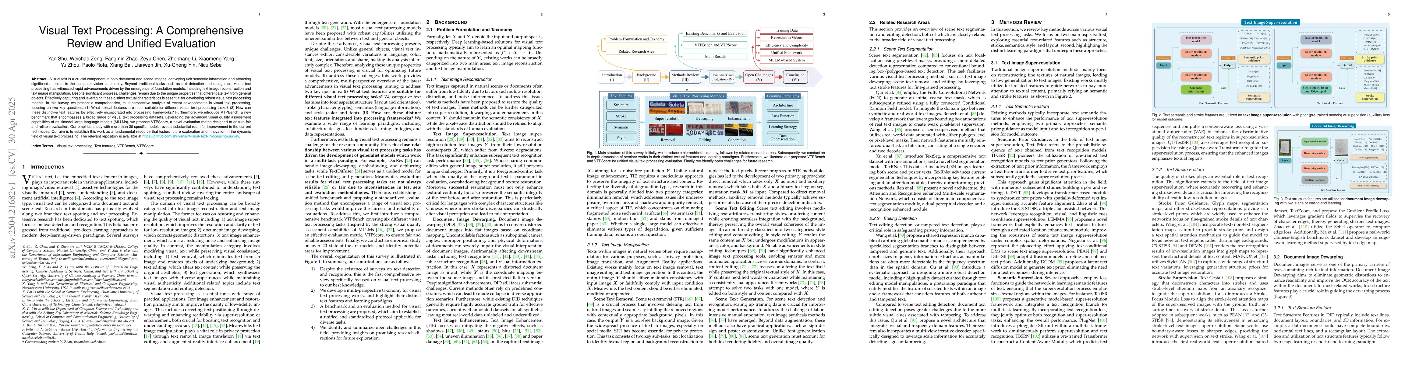 Thumbnail for Visual Text Processing: A Comprehensive Review and Unified Evaluation