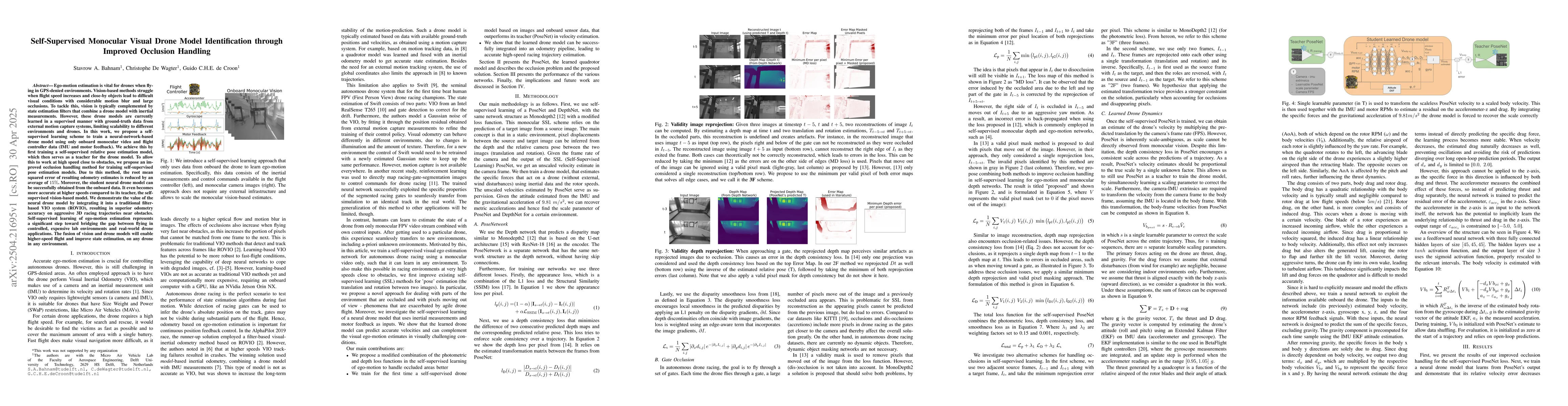 Thumbnail for Self-Supervised Monocular Visual Drone Model Identification through
  Improved Occlusion Handling