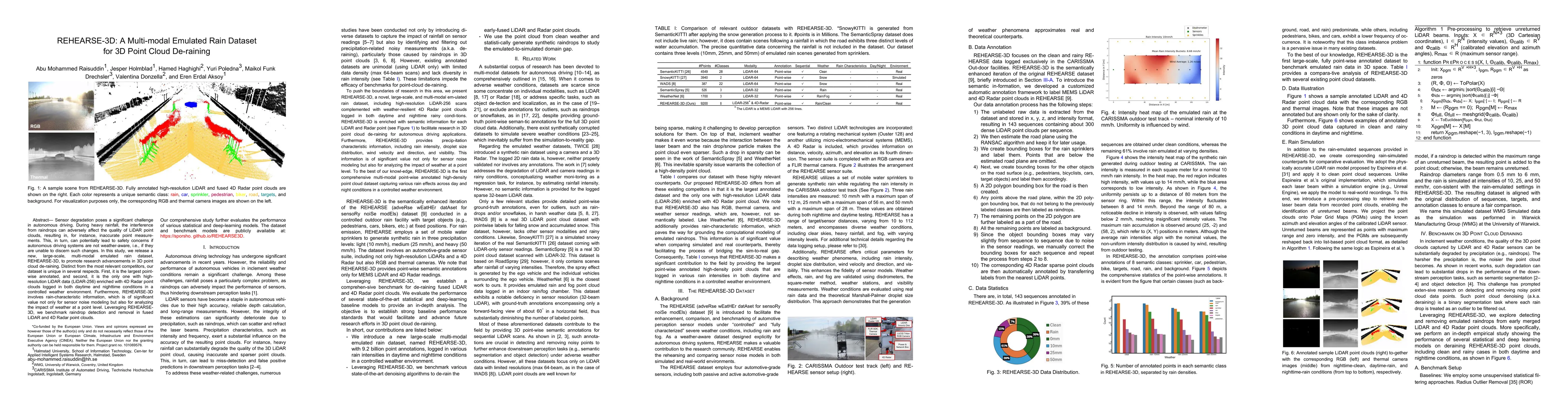 Thumbnail for REHEARSE-3D: A Multi-modal Emulated Rain Dataset for 3D Point Cloud
  De-raining