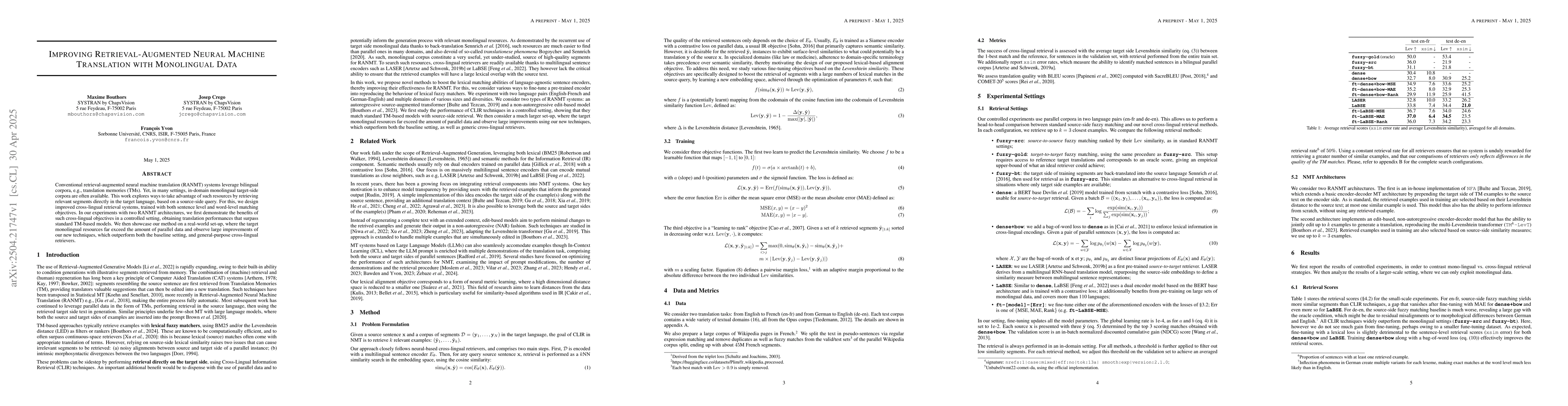 Thumbnail for Improving Retrieval-Augmented Neural Machine Translation with
  Monolingual Data