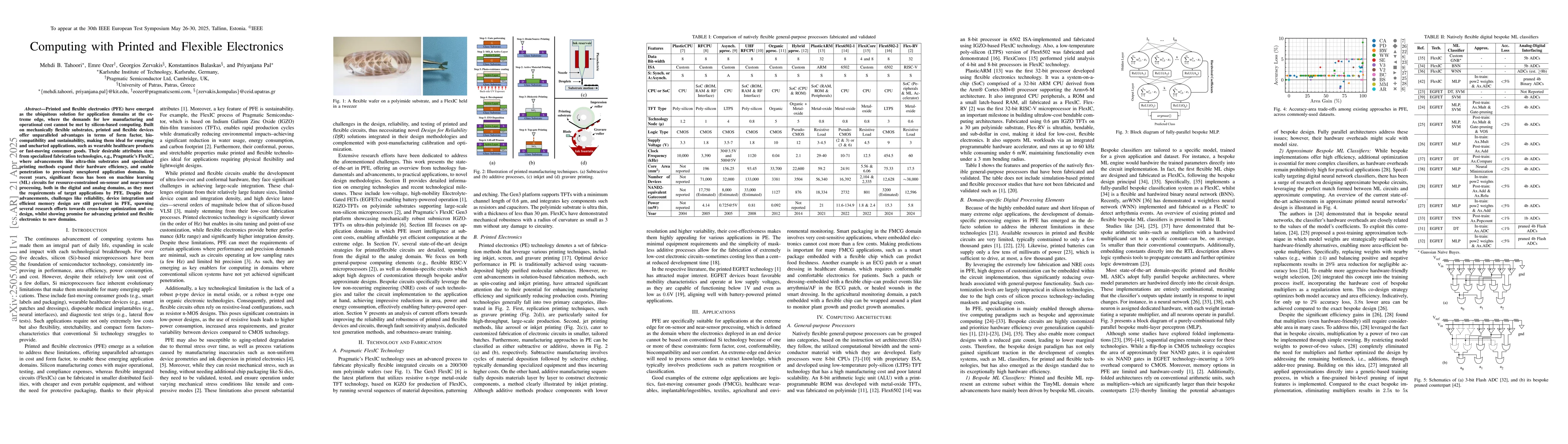 Thumbnail for Computing with Printed and Flexible Electronics