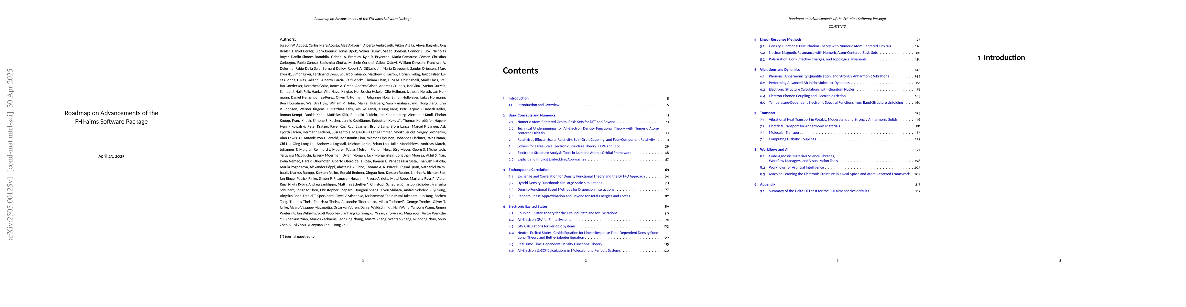 Thumbnail for Roadmap on Advancements of the FHI-aims Software Package