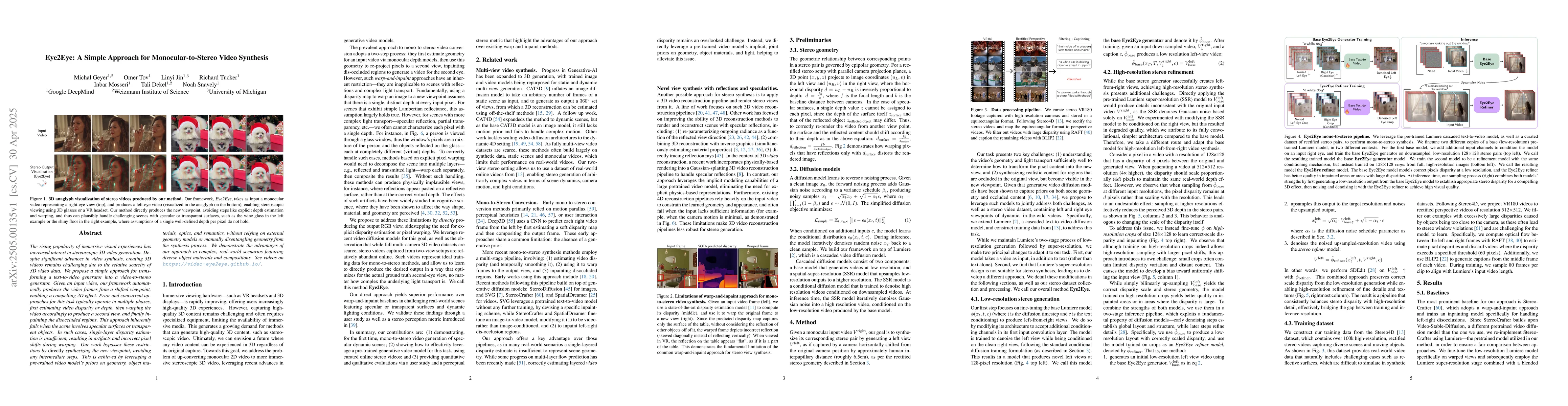 Thumbnail for Eye2Eye: A Simple Approach for Monocular-to-Stereo Video Synthesis