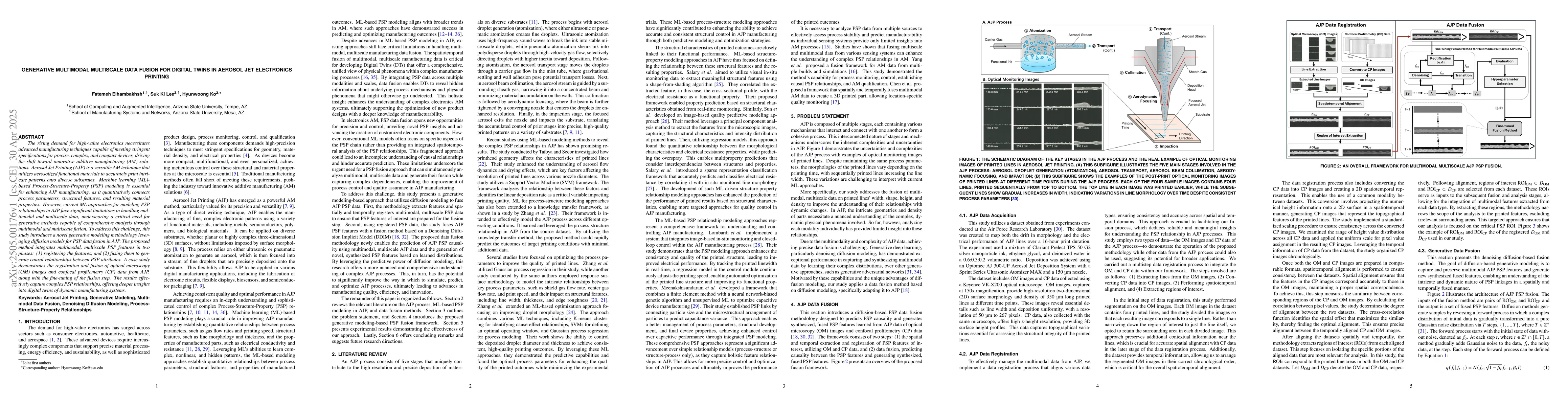 Thumbnail for Generative Multimodal Multiscale Data Fusion for Digital Twins in
  Aerosol Jet Electronics Printing