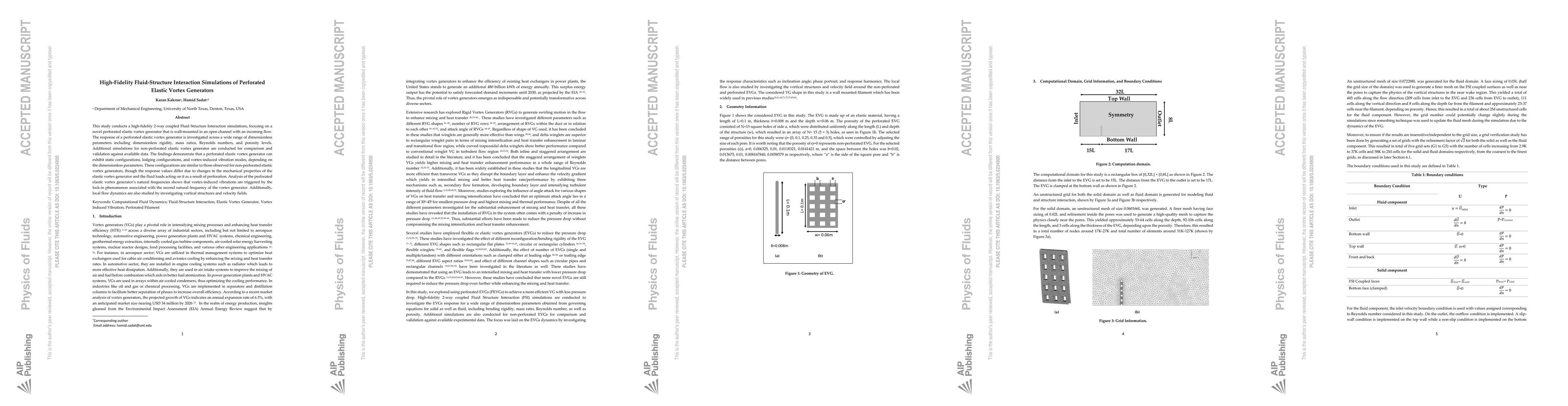 Thumbnail for High-Fidelity Fluid-Structure Interaction Simulations of Perforated
  Elastic Vortex Generators