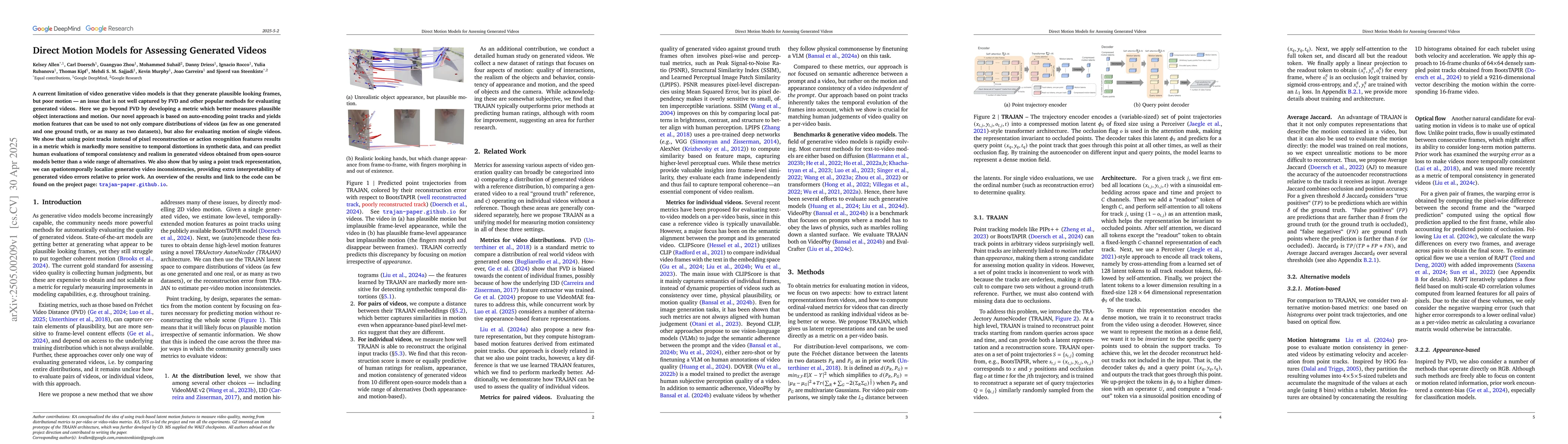 Thumbnail for Direct Motion Models for Assessing Generated Videos