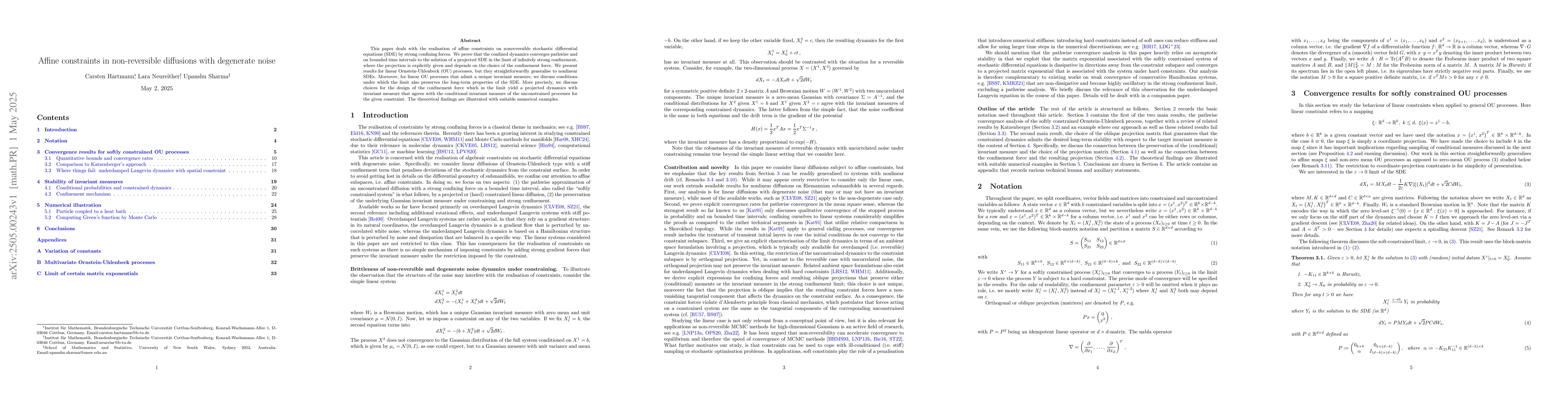 Thumbnail for Affine constraints in non-reversible diffusions with degenerate noise