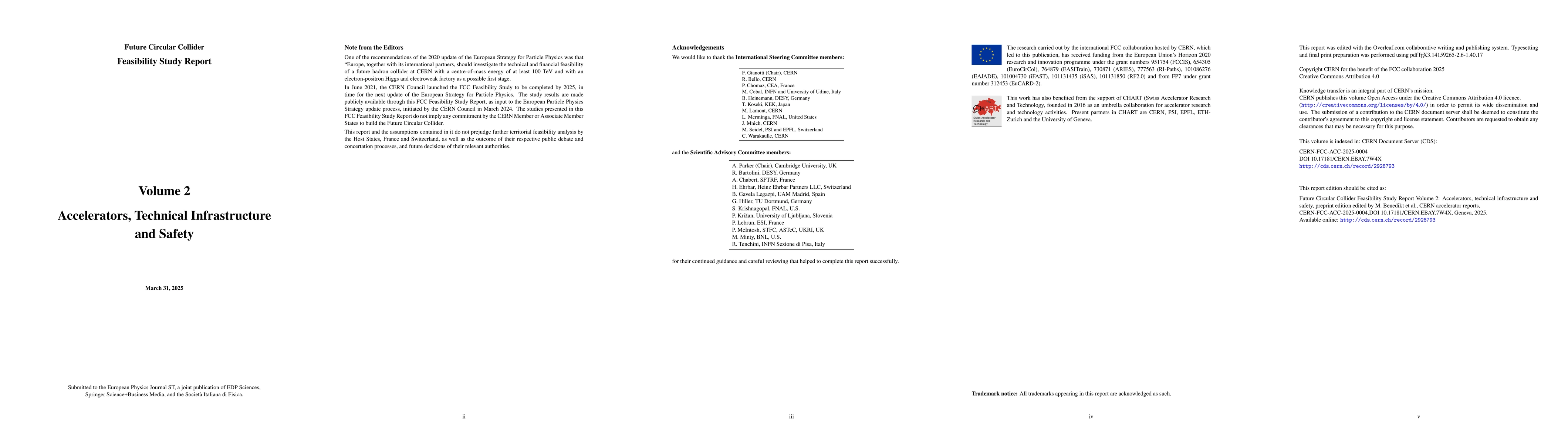 Thumbnail for Future Circular Collider Feasibility Study Report: Volume 2,
  Accelerators, Technical Infrastructure and Safety