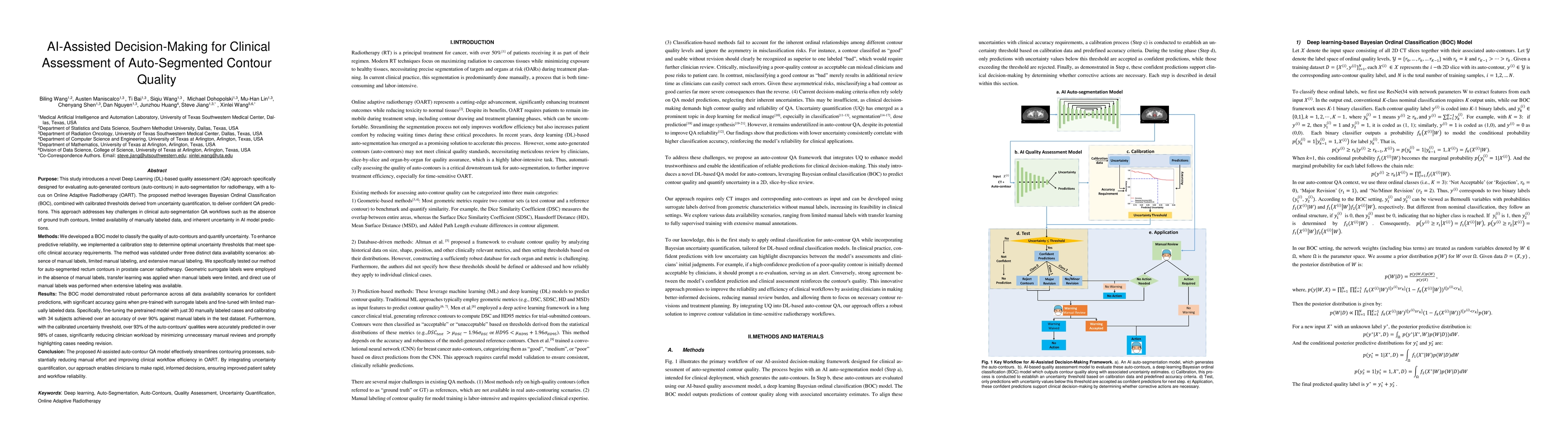 Thumbnail for AI-Assisted Decision-Making for Clinical Assessment of Auto-Segmented
  Contour Quality