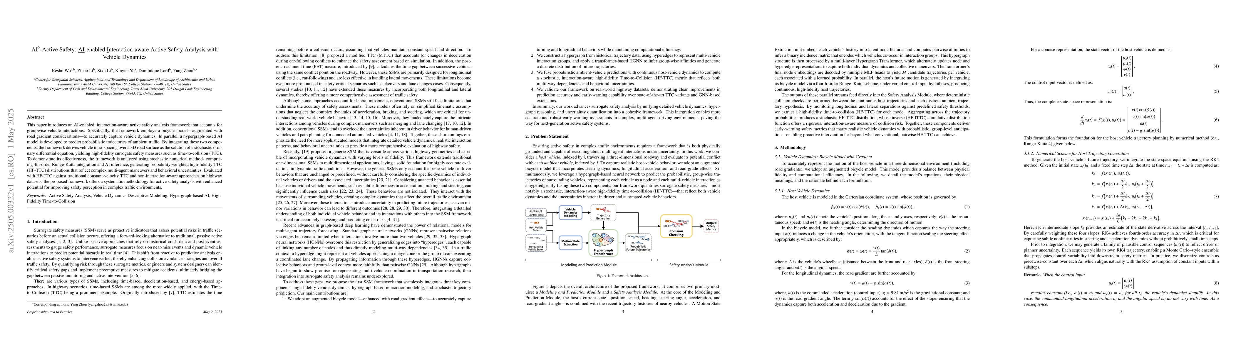 Thumbnail for AI2-Active Safety: AI-enabled Interaction-aware Active Safety Analysis
  with Vehicle Dynamics