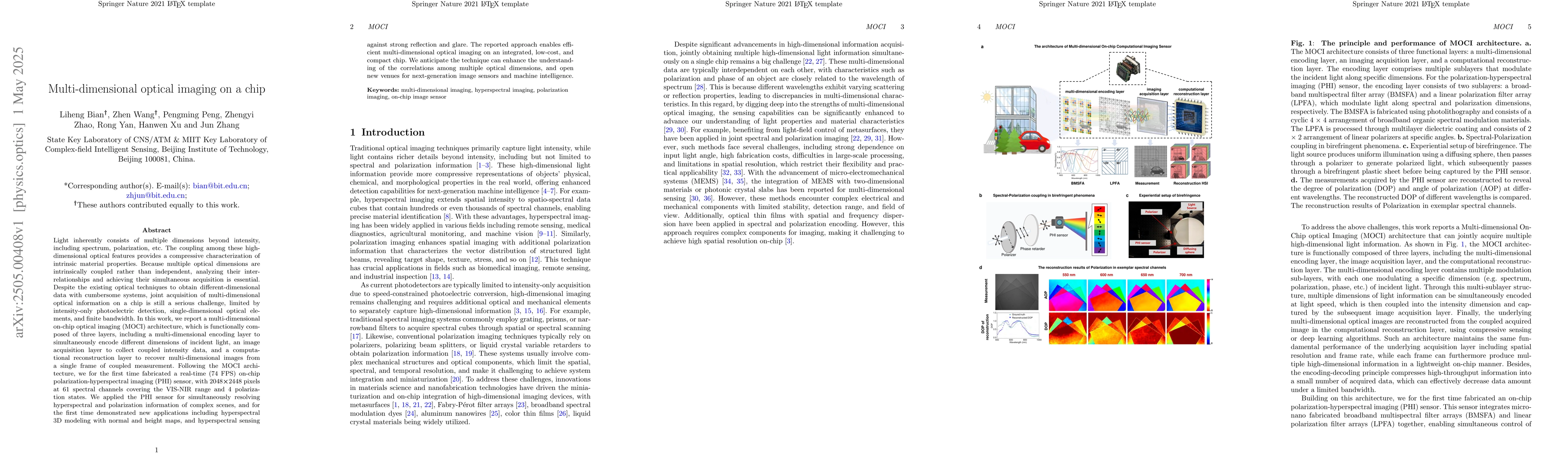 Thumbnail for Multi-dimensional optical imaging on a chip