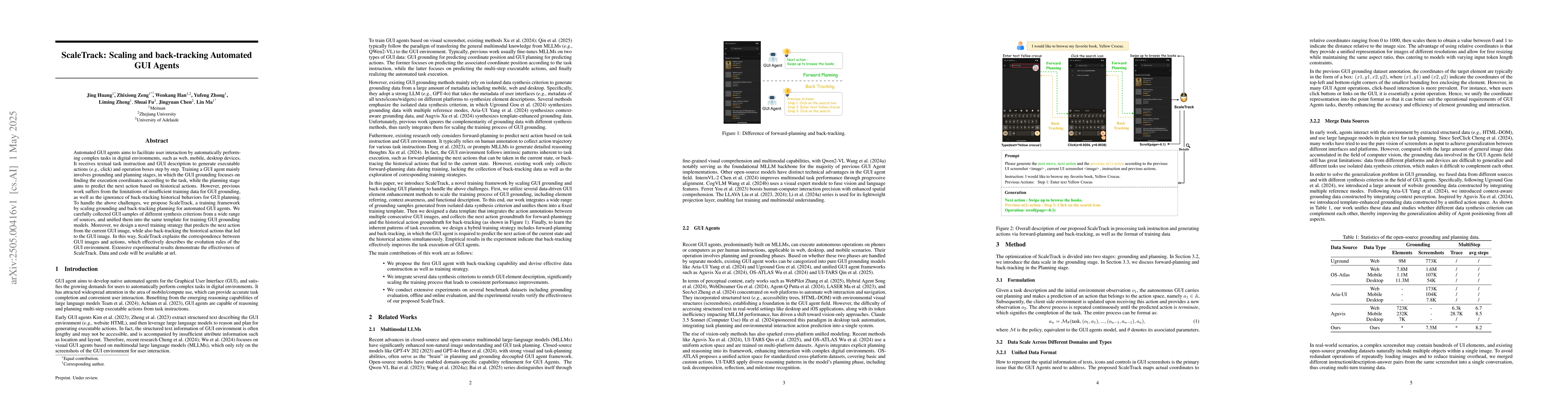 Thumbnail for ScaleTrack: Scaling and back-tracking Automated GUI Agents