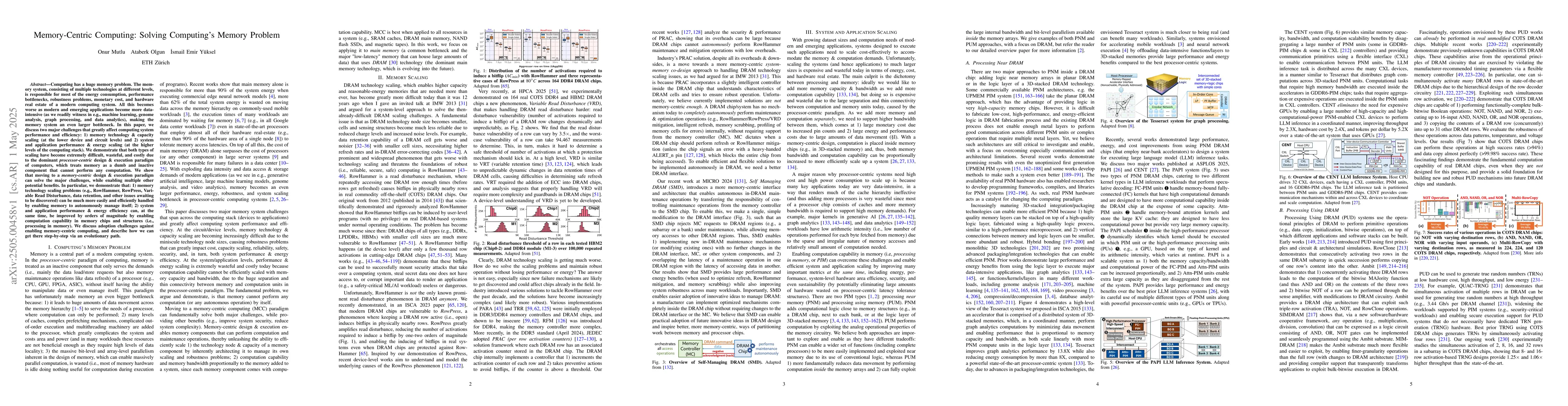 Thumbnail for Memory-Centric Computing: Solving Computing's Memory Problem