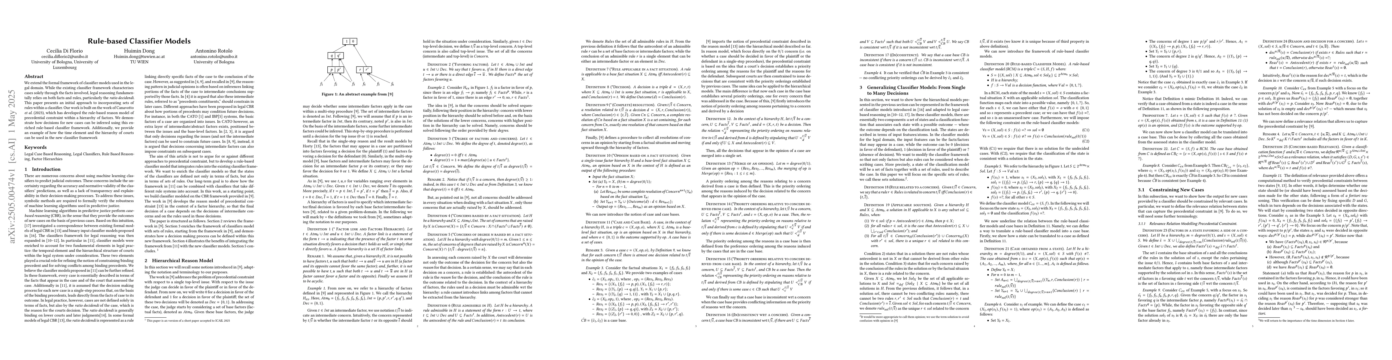 Thumbnail for Rule-based Classifier Models