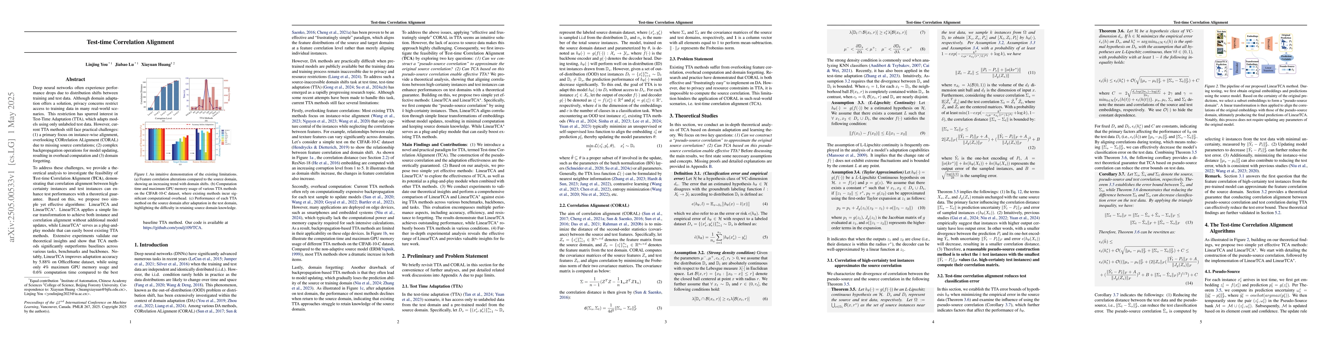 Thumbnail for Test-time Correlation Alignment