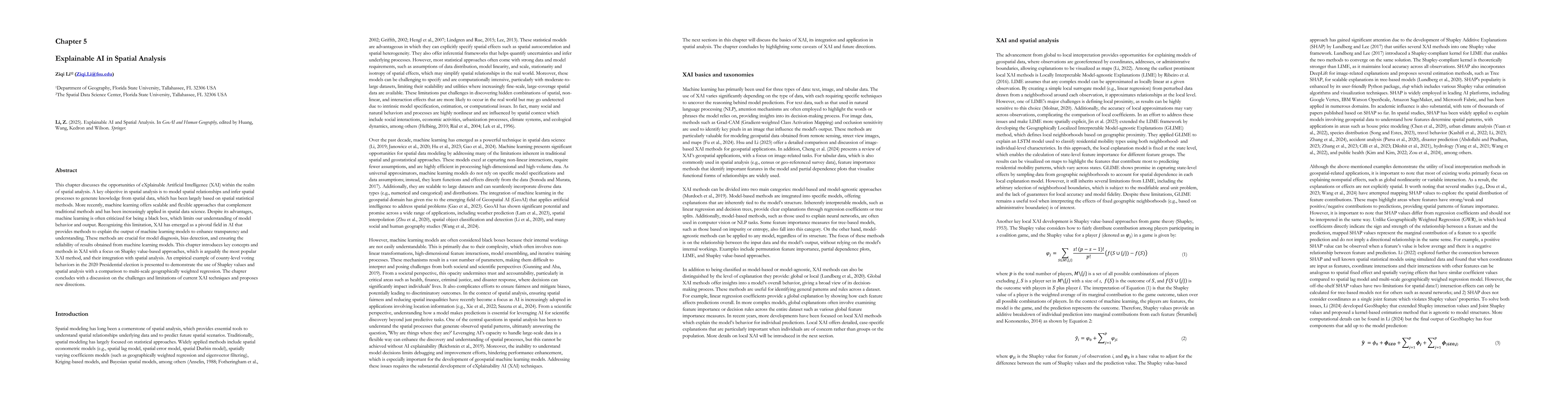 Thumbnail for Explainable AI in Spatial Analysis