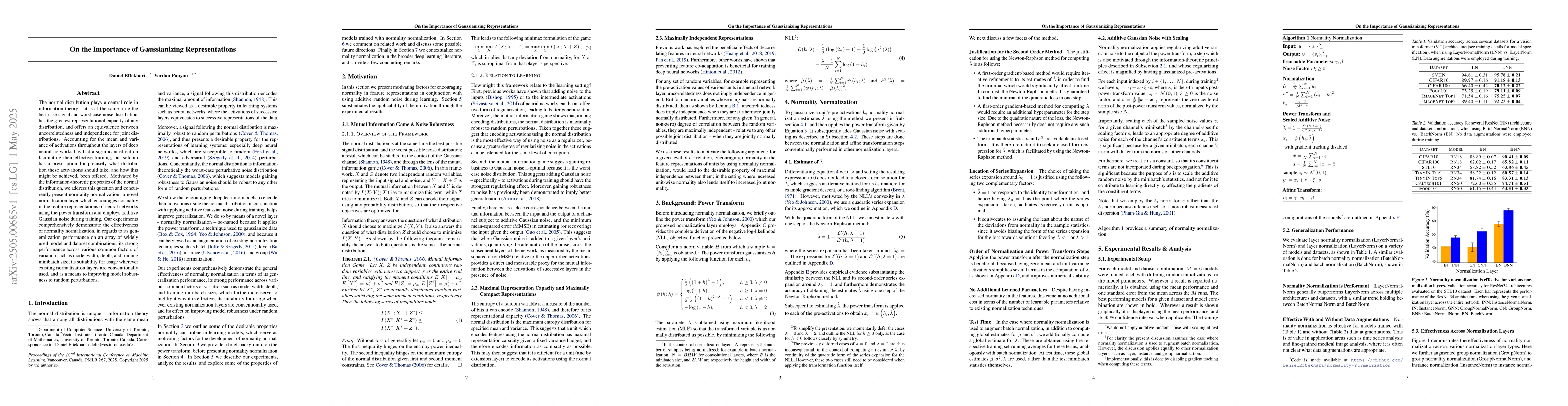 Thumbnail for On the Importance of Gaussianizing Representations