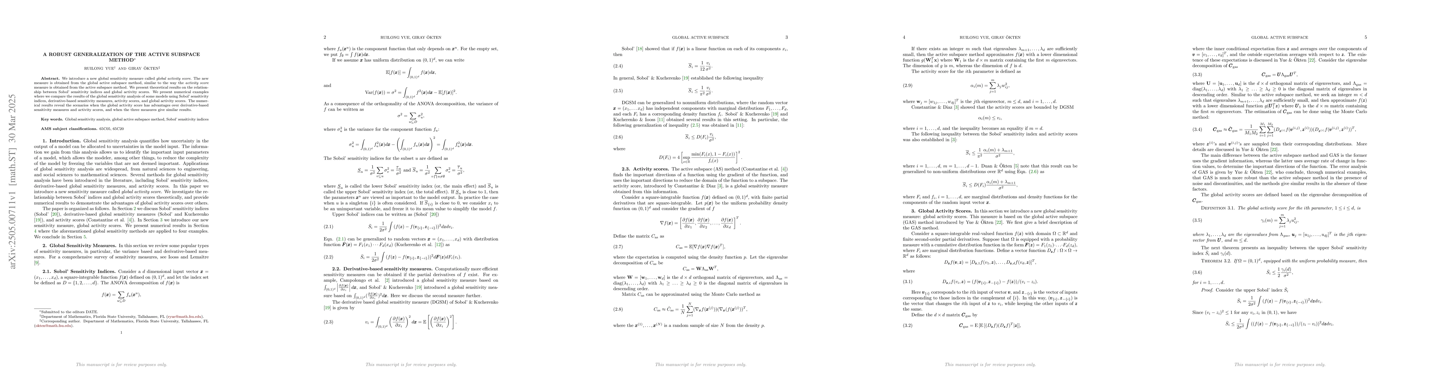 Thumbnail for A Robust Generalization of the Active Subspace Method