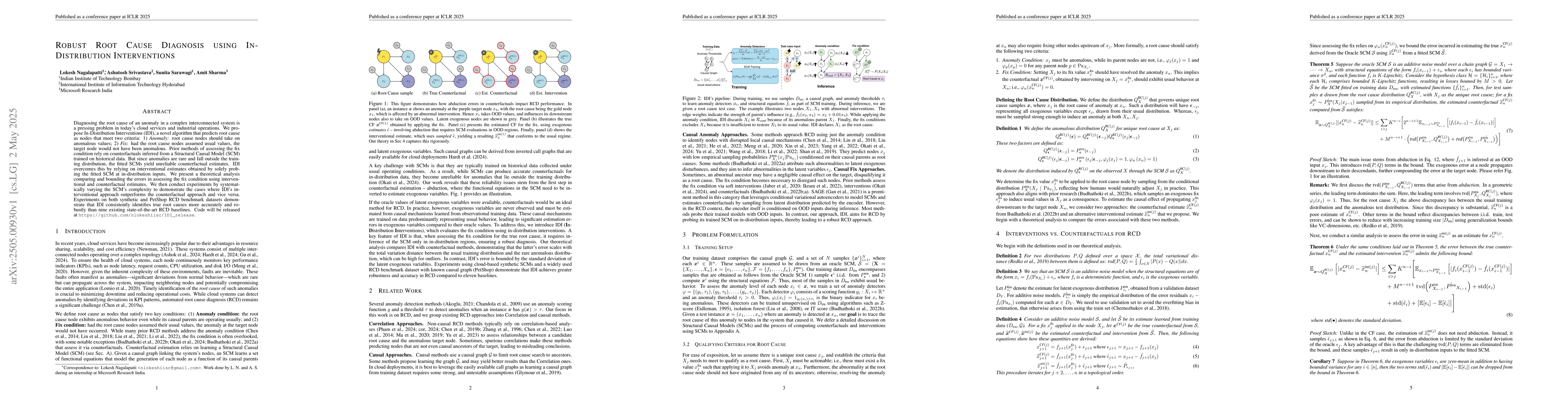 Thumbnail for Robust Root Cause Diagnosis using In-Distribution Interventions