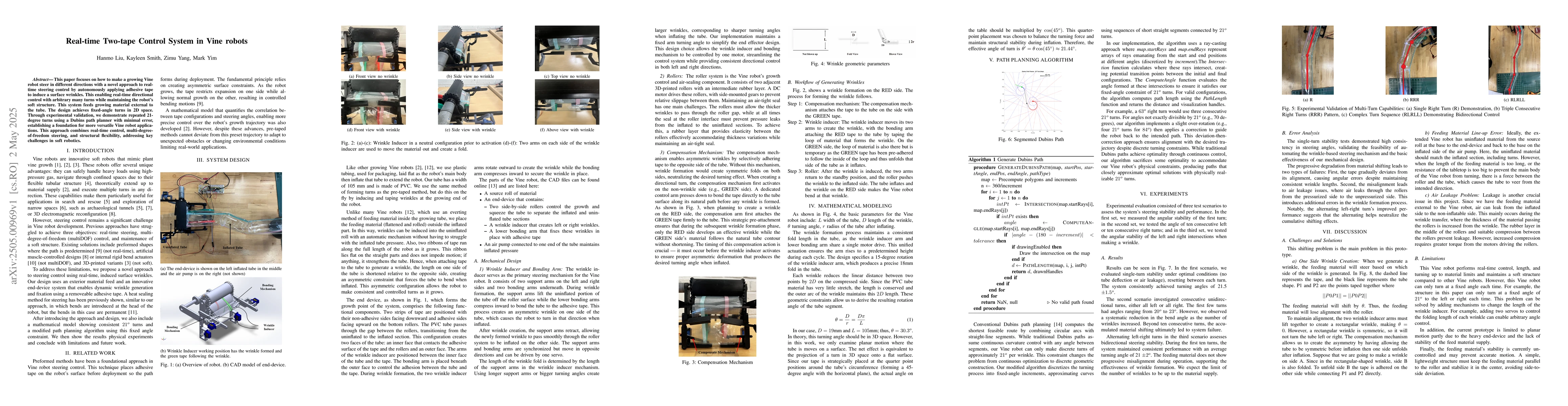 Thumbnail for Real-time Two-tape Control System in Vine robots