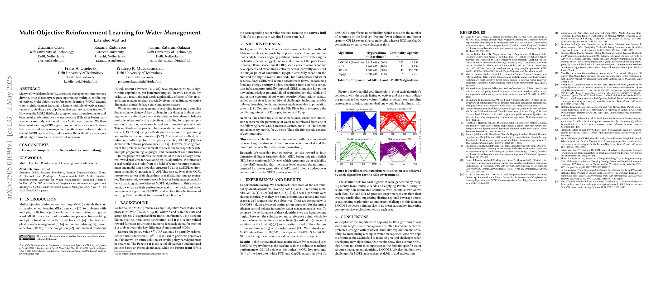 Thumbnail for Multi-Objective Reinforcement Learning for Water Management