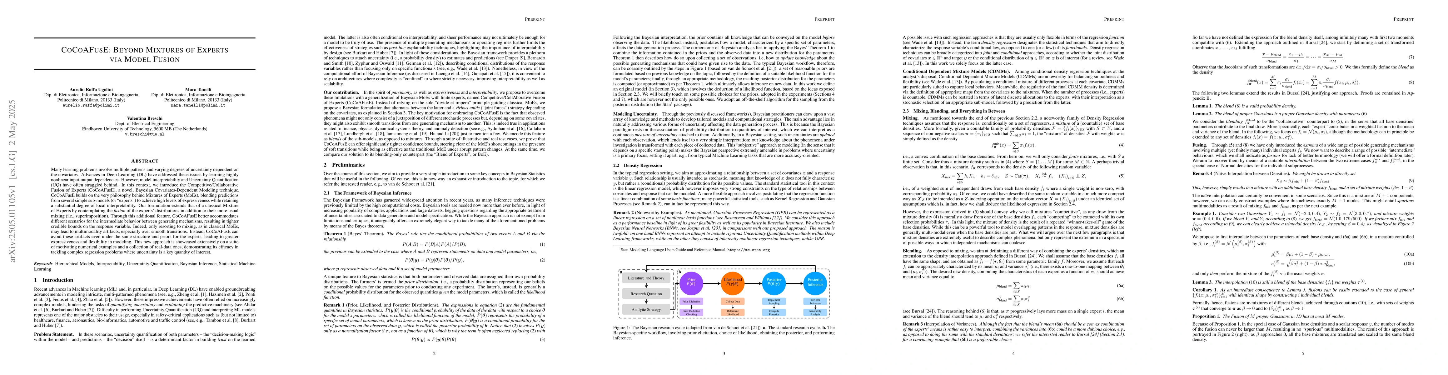 Thumbnail for CoCoAFusE: Beyond Mixtures of Experts via Model Fusion