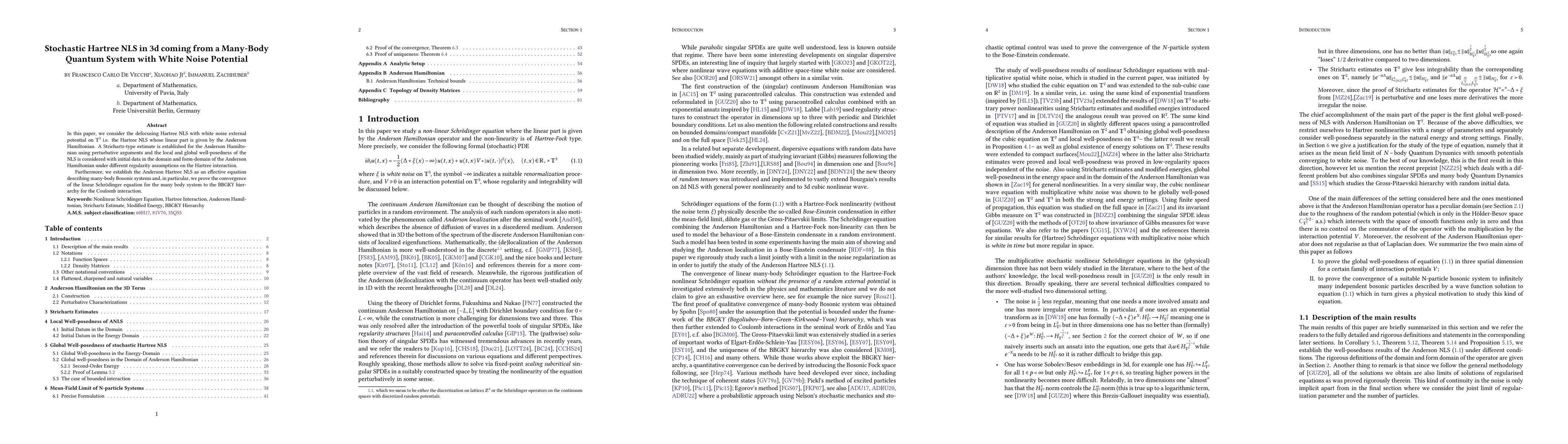 Thumbnail for Stochastic Hartree NLS in 3d coming from a Many-Body Quantum System with
  White Noise Potential