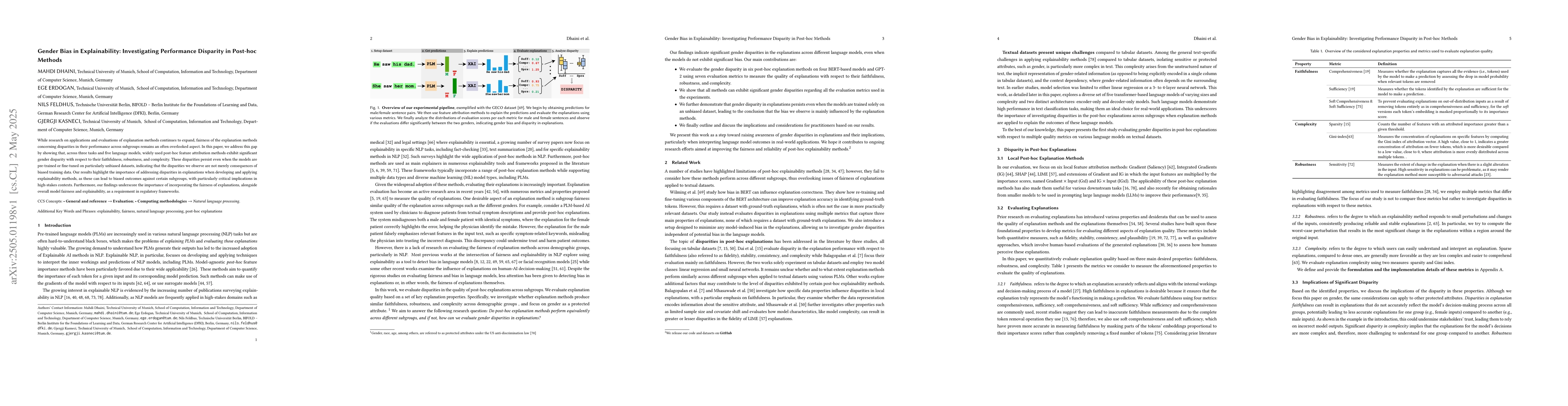 Thumbnail for Gender Bias in Explainability: Investigating Performance Disparity in
  Post-hoc Methods