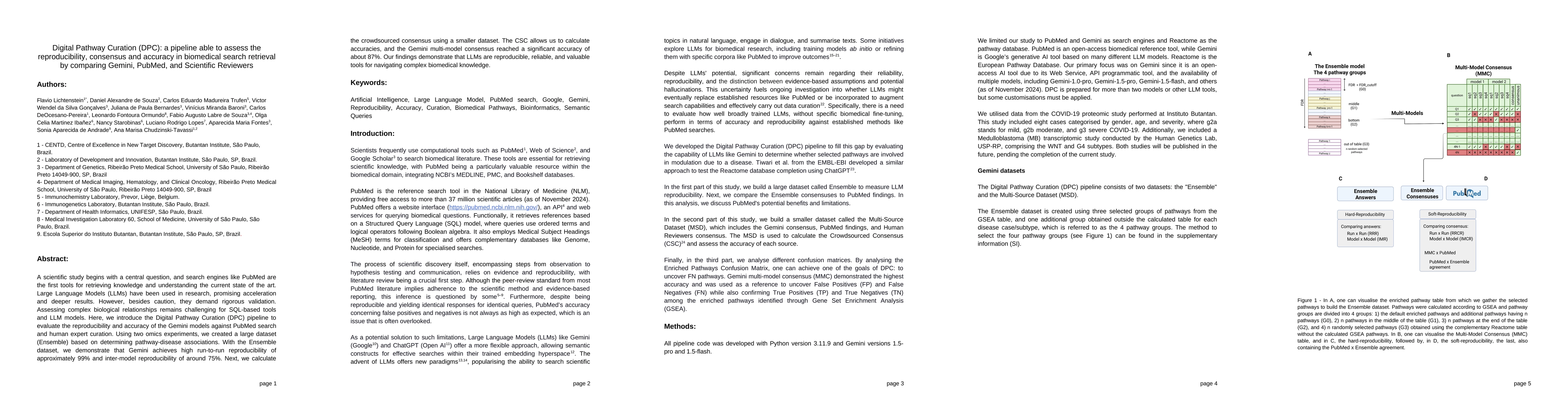 Thumbnail for Digital Pathway Curation (DPC): a comparative pipeline to assess the
  reproducibility, consensus and accuracy across Gemini, PubMed, and scientific
  reviewers in biomedical research