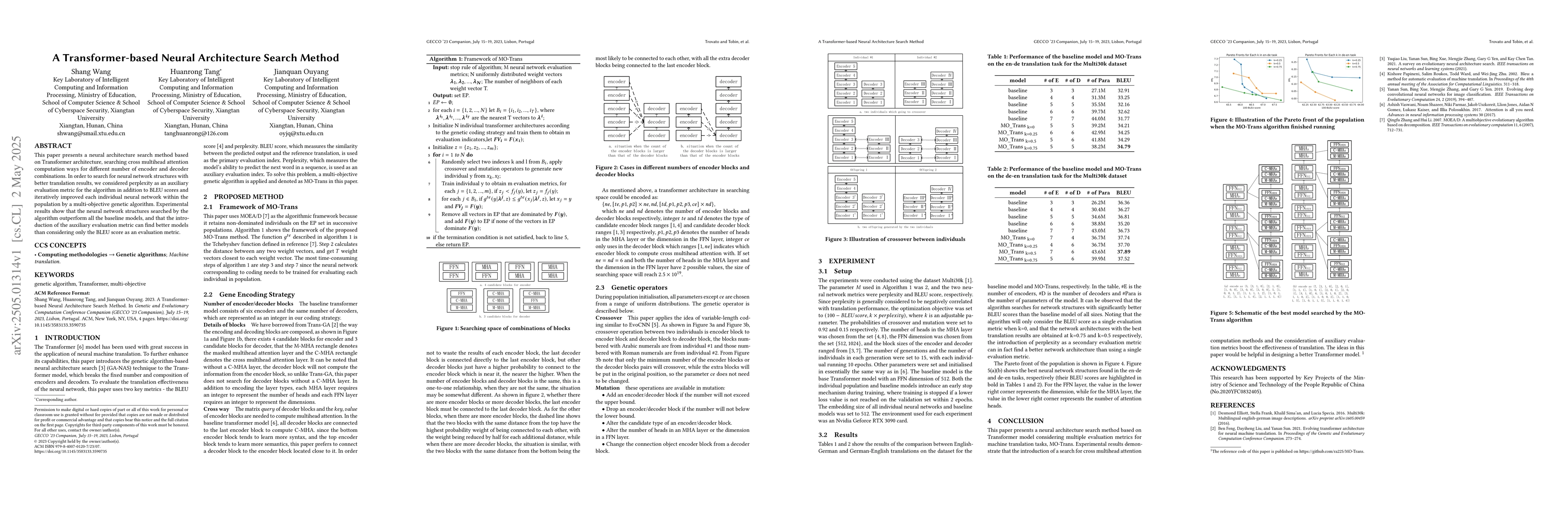 Thumbnail for A Transformer-based Neural Architecture Search Method
