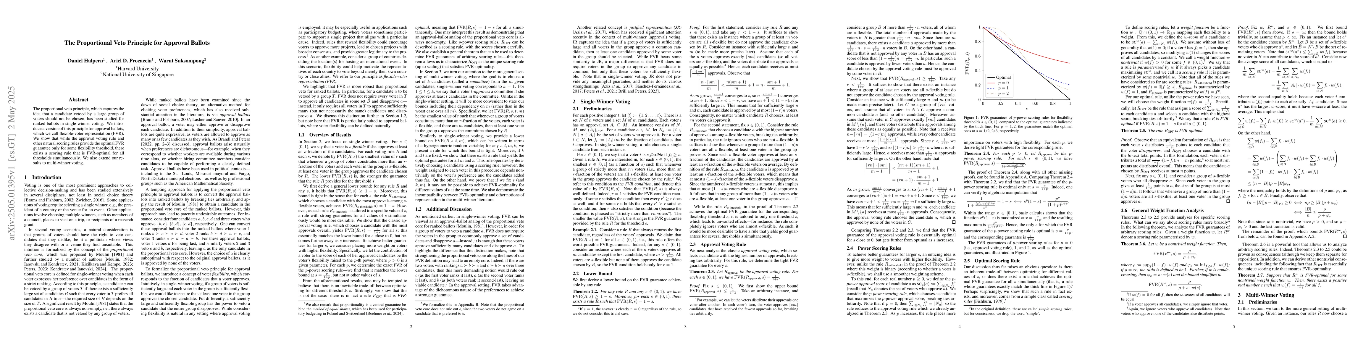 Thumbnail for The Proportional Veto Principle for Approval Ballots