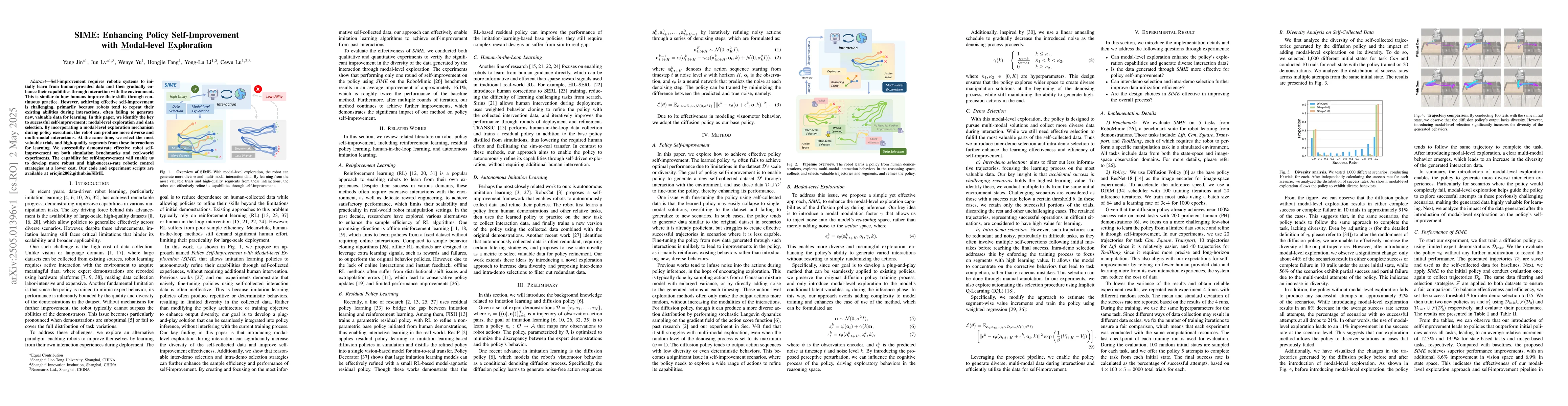 Thumbnail for SIME: Enhancing Policy Self-Improvement with Modal-level Exploration
