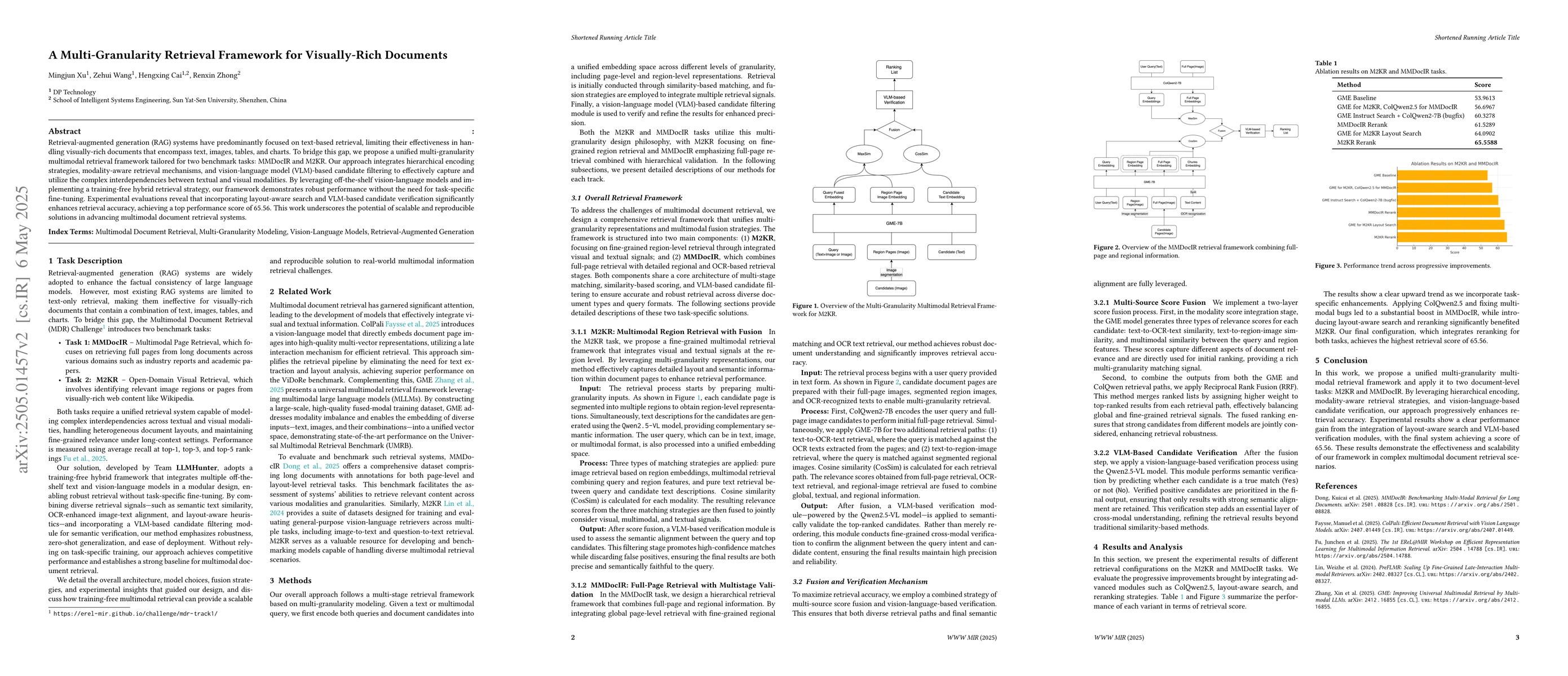 Thumbnail for A Multi-Granularity Retrieval Framework for Visually-Rich Documents