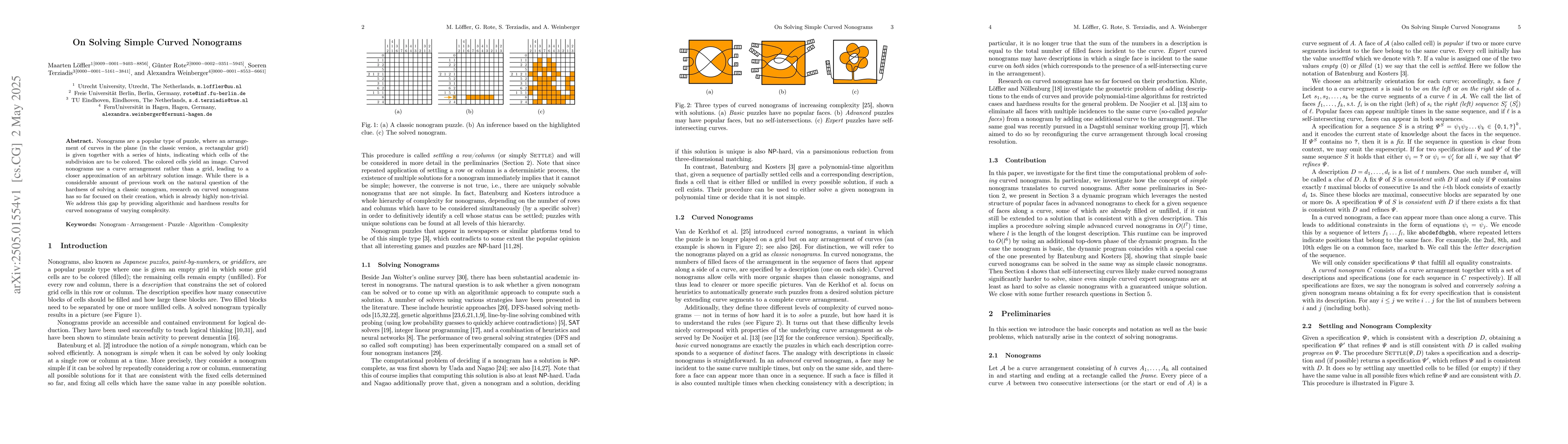 Thumbnail for On Solving Simple Curved Nonograms