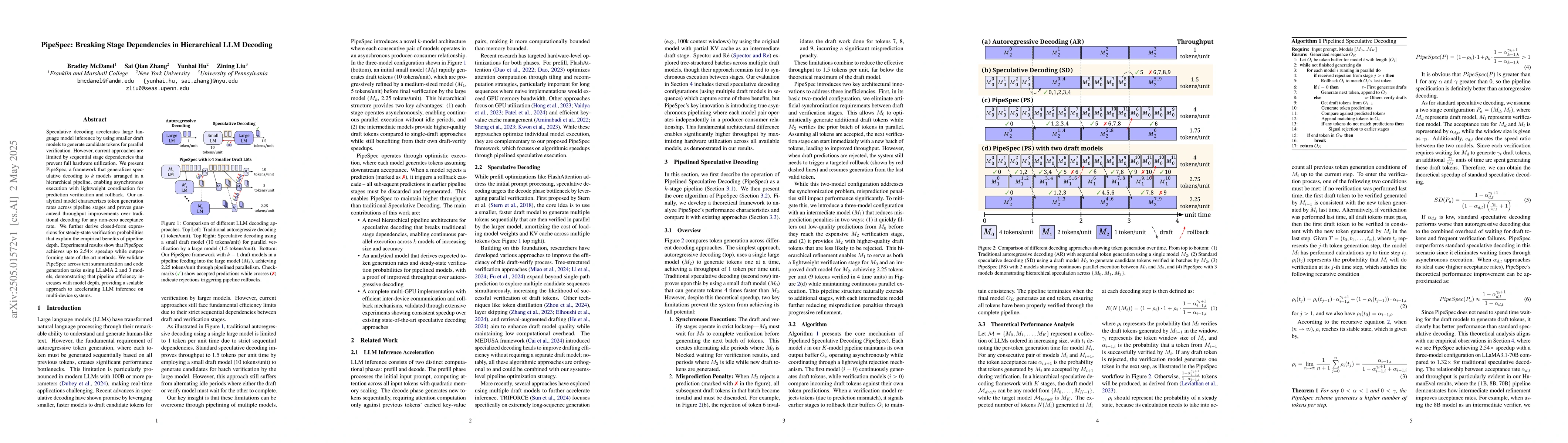 Thumbnail for PipeSpec: Breaking Stage Dependencies in Hierarchical LLM Decoding