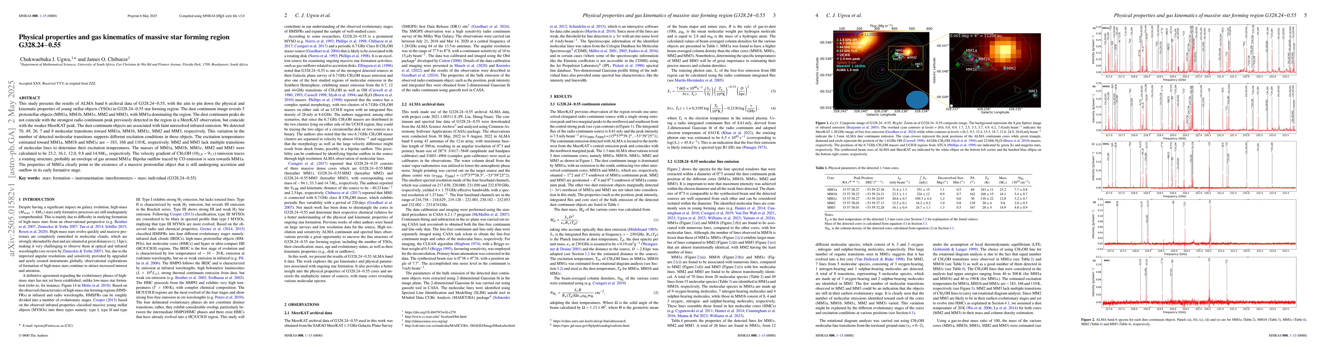 Thumbnail for Physical properties and gas kinematics of massive star forming region
  G328.24$-$0.55