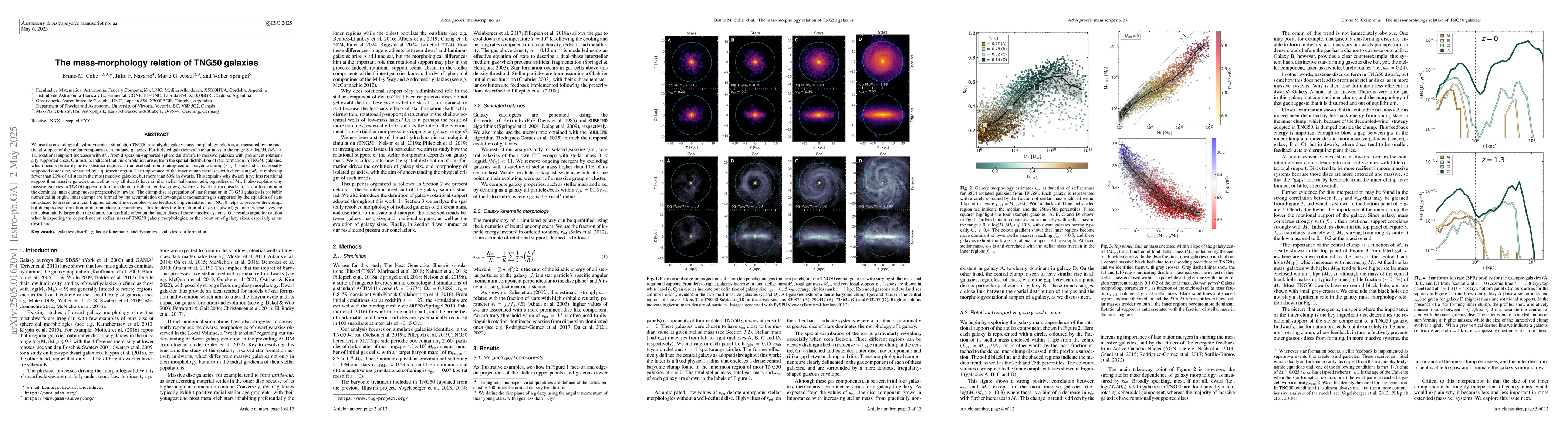 Thumbnail for The mass-morphology relation of TNG50 galaxies