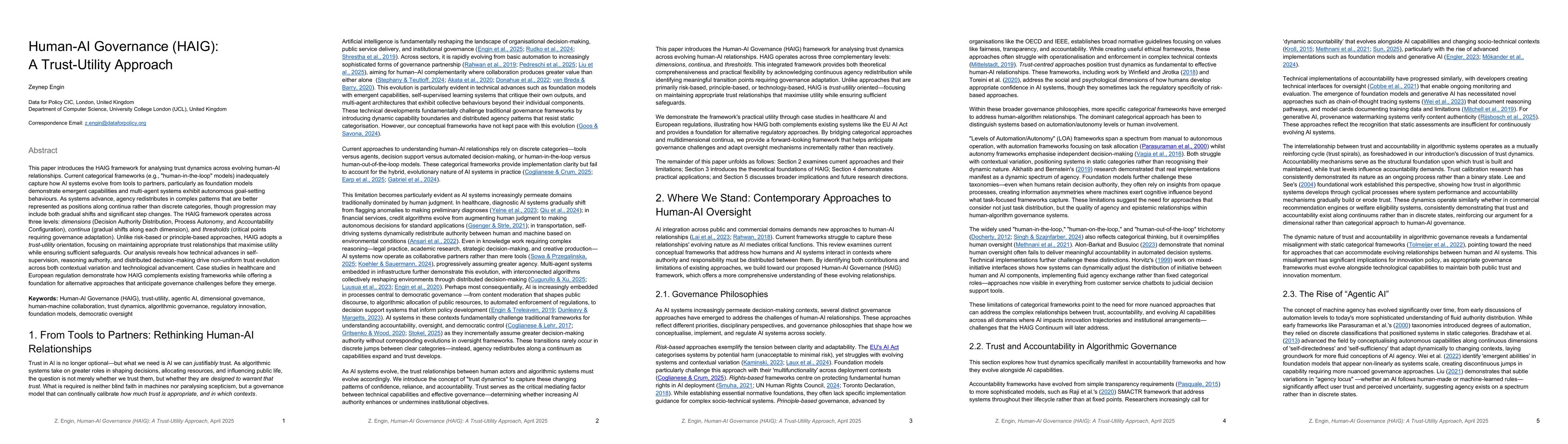 Thumbnail for Human-AI Governance (HAIG): A Trust-Utility Approach