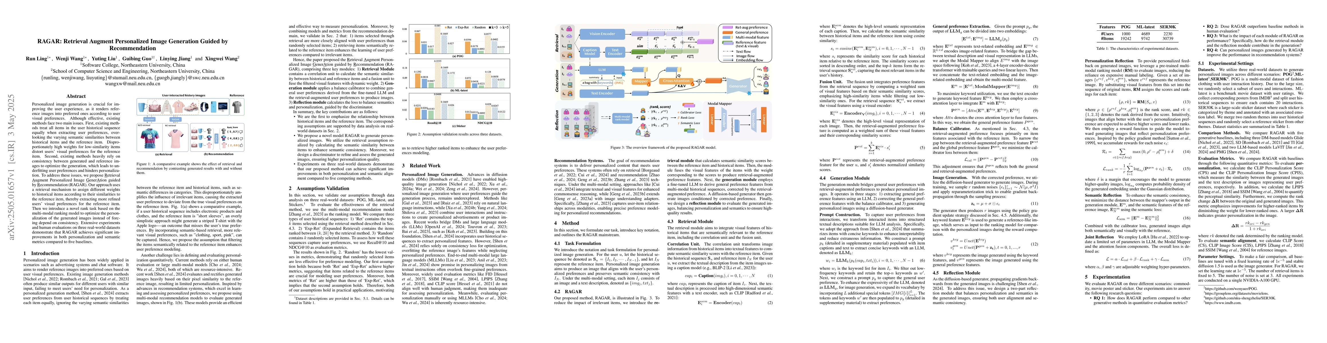Thumbnail for RAGAR: Retrieval Augment Personalized Image Generation Guided by
  Recommendation