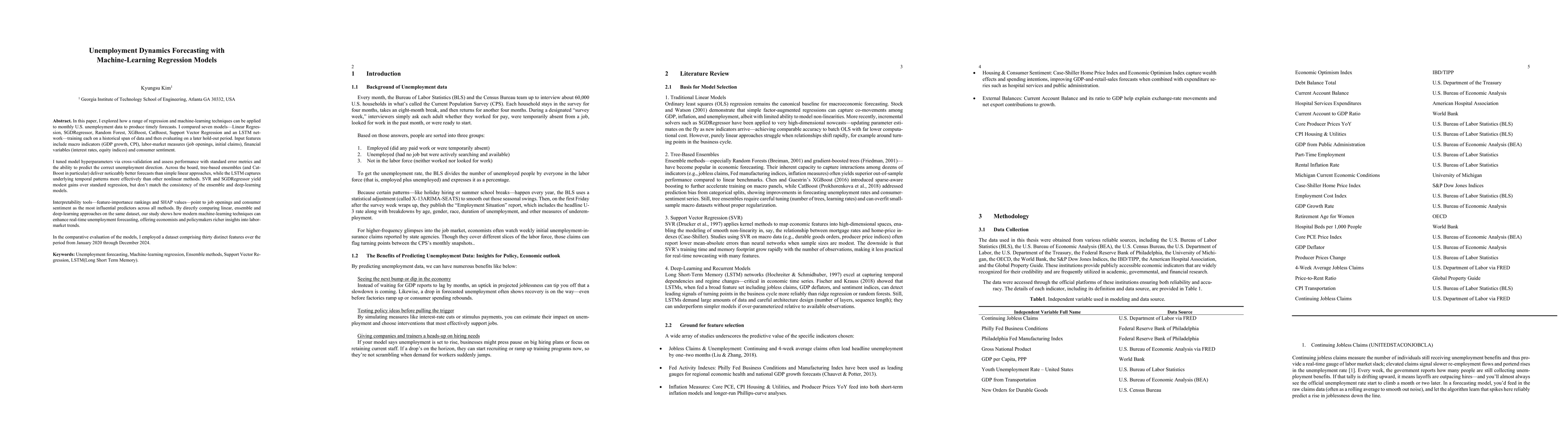 Thumbnail for Unemployment Dynamics Forecasting with Machine Learning Regression
  Models
