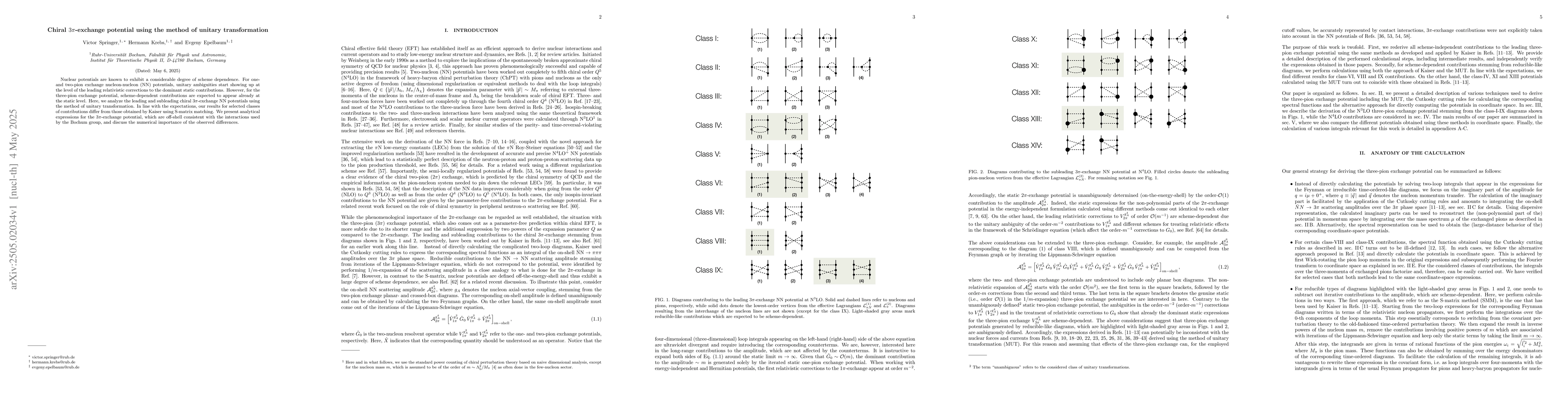 Thumbnail for Chiral $3π$-exchange potential using the method of unitary
  transformation