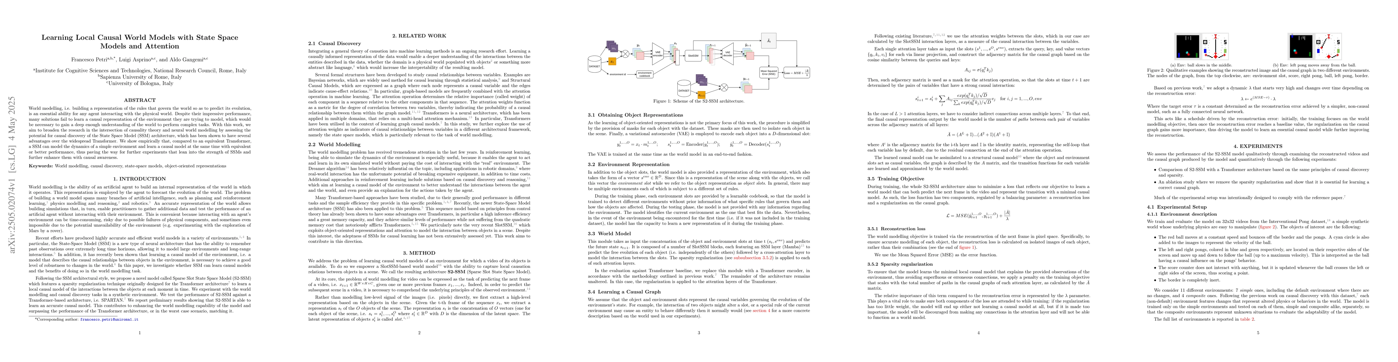 Thumbnail for Learning Local Causal World Models with State Space Models and Attention