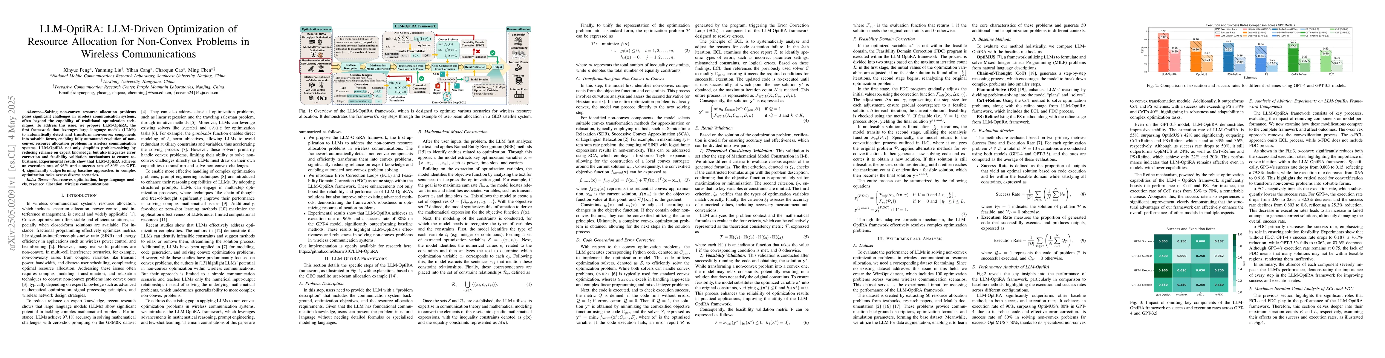 Thumbnail for LLM-OptiRA: LLM-Driven Optimization of Resource Allocation for
  Non-Convex Problems in Wireless Communications