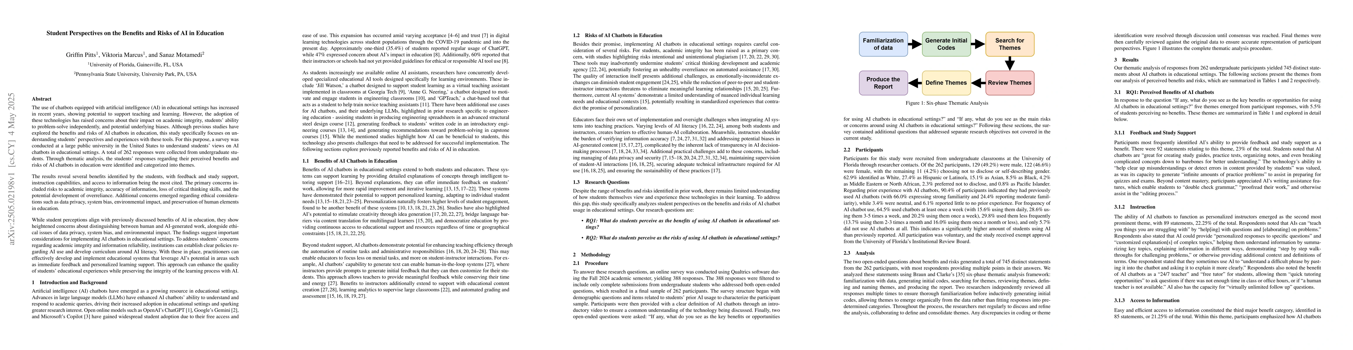 Thumbnail for Student Perspectives on the Benefits and Risks of AI in Education