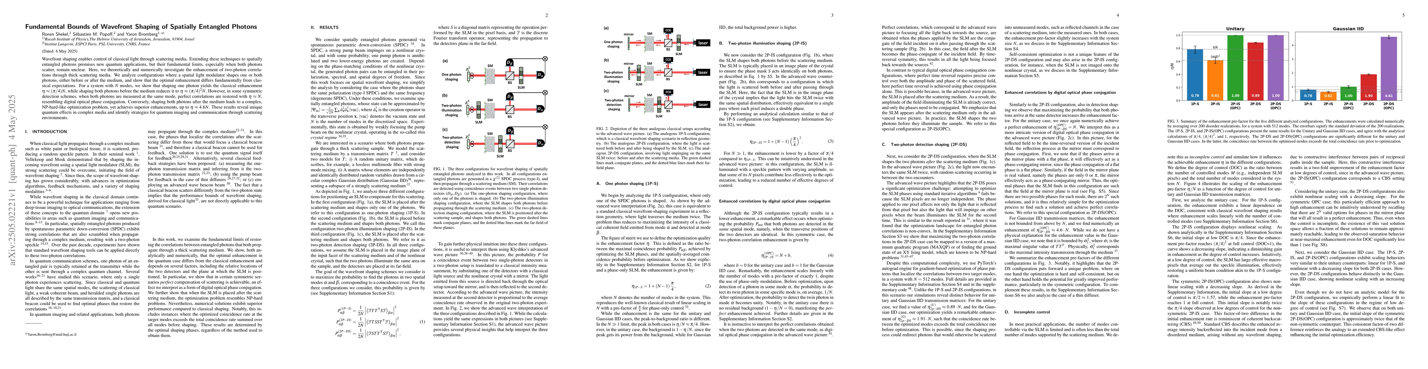 Thumbnail for Fundamental Bounds of Wavefront Shaping of Spatially Entangled Photons