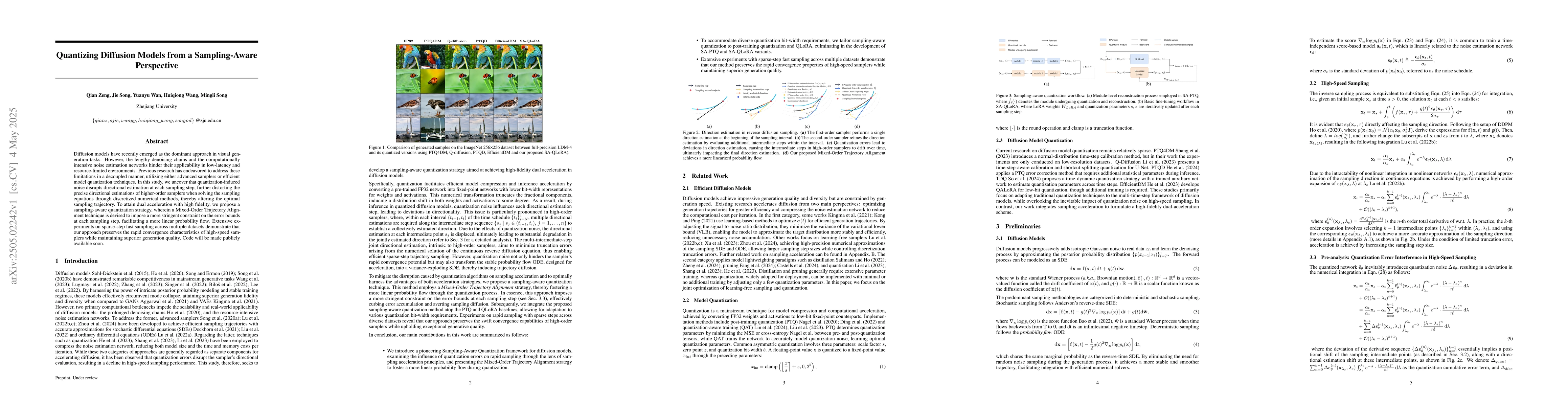 Thumbnail for Quantizing Diffusion Models from a Sampling-Aware Perspective