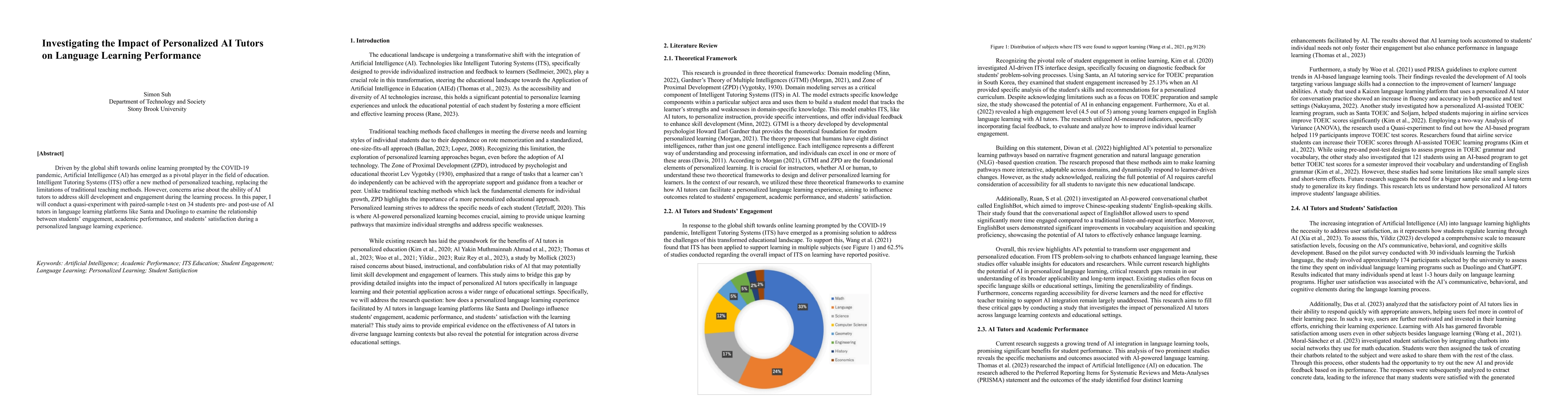 Thumbnail for Investigating the Impact of Personalized AI Tutors on Language Learning
  Performance