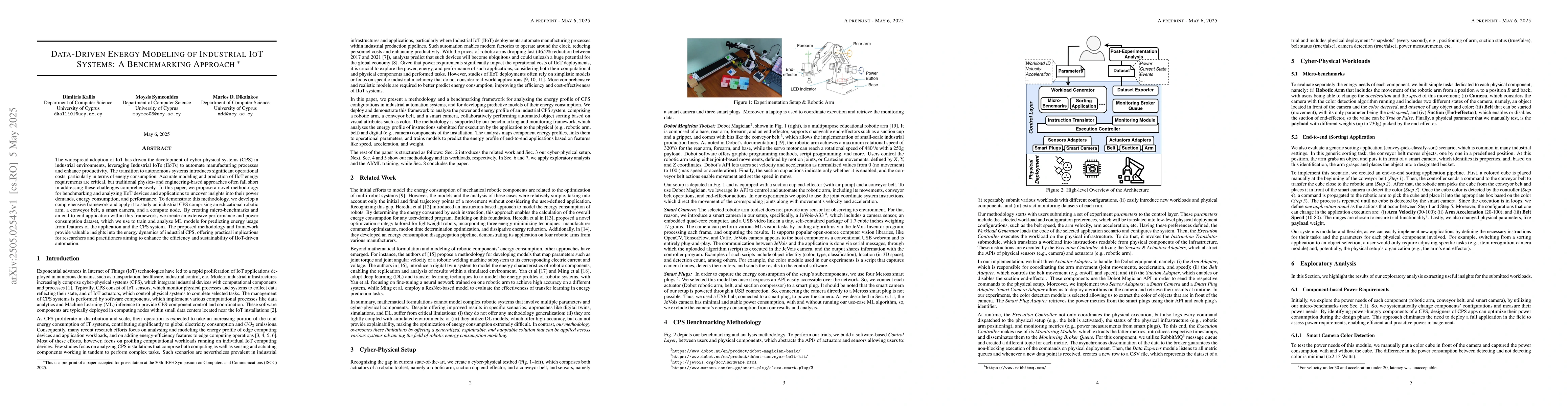 Thumbnail for Data-Driven Energy Modeling of Industrial IoT Systems: A Benchmarking
  Approach